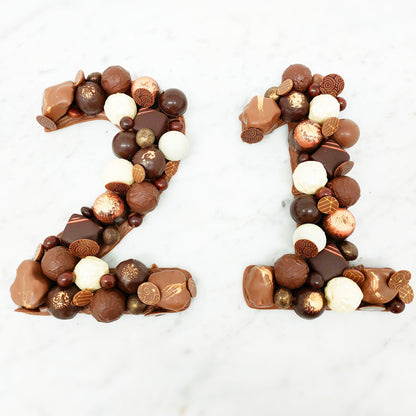 Double Chocolate Numbers and Letters