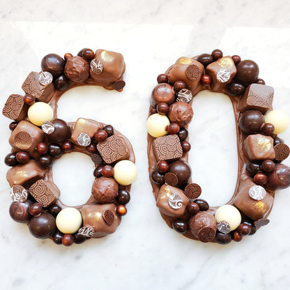 Double Chocolate Numbers and Letters