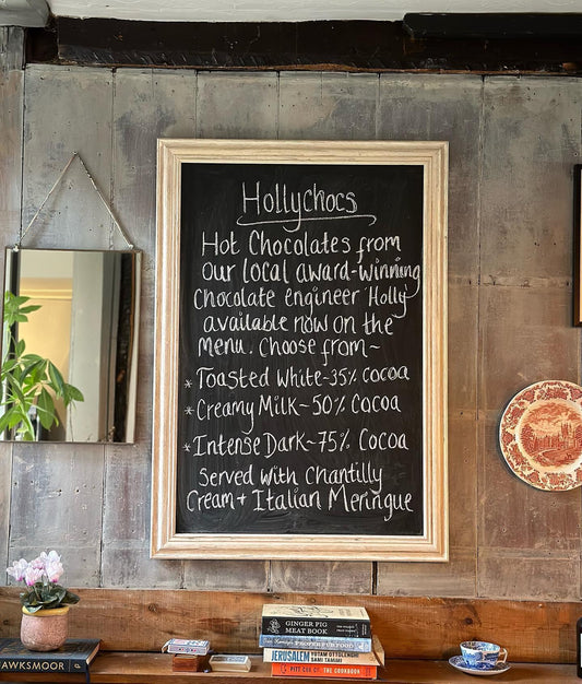 Our amazing hot chocolate arrives in Devizes!