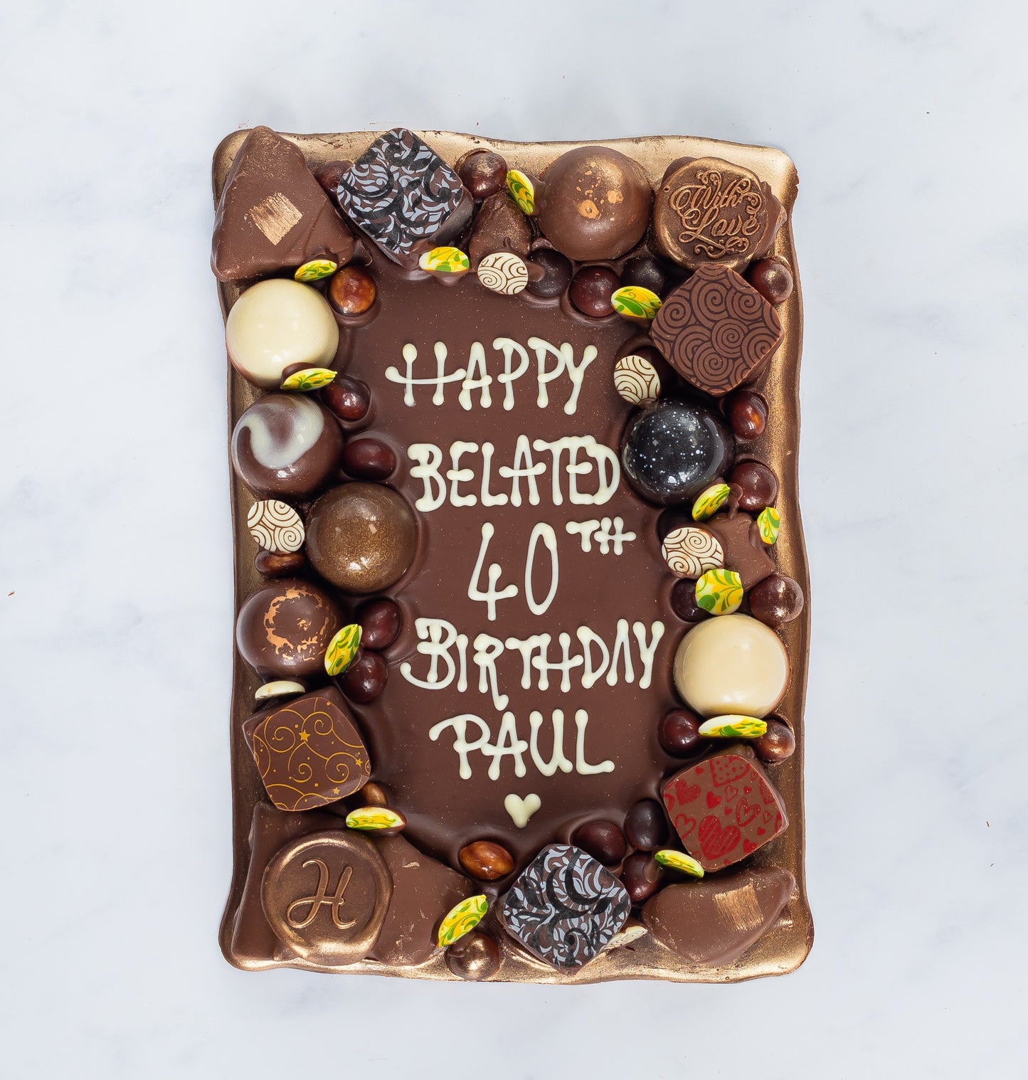 Personalised Chocolate Frame