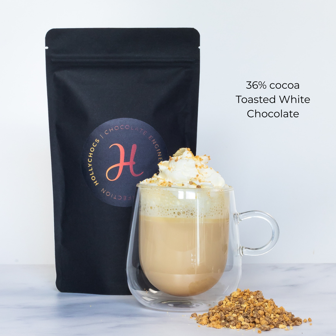 36% Toasted White Hot Chocolate Flakes